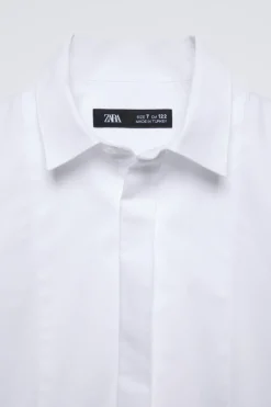Niños ZARA 6 - 14 Años·Camisas / Sobrecamisas|6 - 14 Años·Trajes<CAMISA PAJARITA SATINADA EXTRAÍBLE