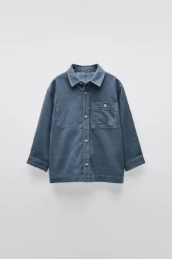 Niños ZARA 1½ - 6 Años·Camisas / Sobrecamisas<CAMISA PANA