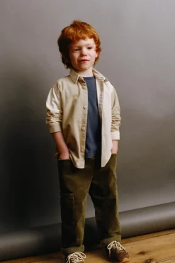 Niños ZARA 1½ - 6 Años·Camisas / Sobrecamisas<CAMISA PANA