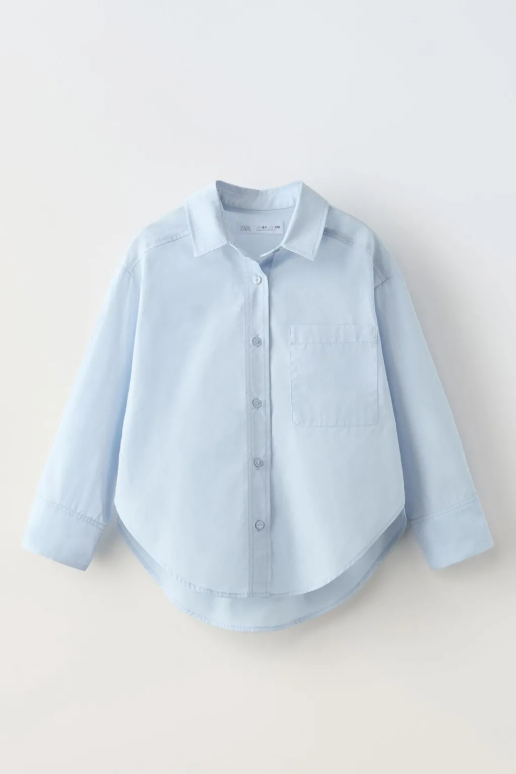 Niños ZARA 6 - 14 Años·Blusas / Camisas<CAMISA POPELÍN
