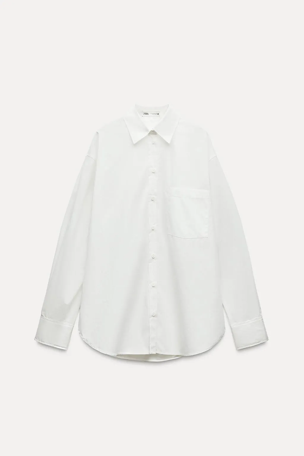 Best CAMISA POPELÍN BOLSILLO ZW COLLECTION Mujer Camisas / Blusas