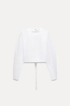 Best CAMISA POPELÍN CUT OUT ZW COLLECTION Mujer Camisas / Blusas
