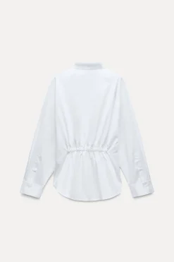 Outlet CAMISA POPELÍN ELÁSTICO ESPALDA Mujer Camisas / Blusas