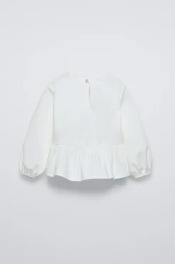 Niños ZARA 1½ - 6 Años·Camisas<CAMISA POPELÍN LAZOS