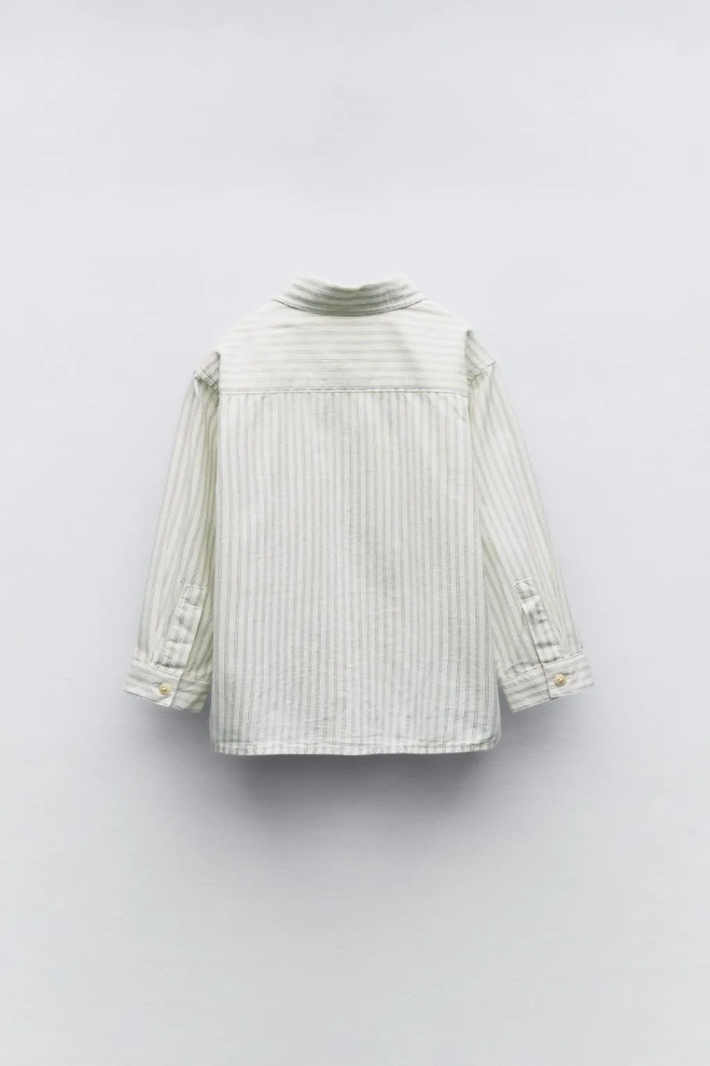 Niños ZARA 1½ - 6 Años·Camisas / Sobrecamisas<CAMISA RAYAS BOLSILLO