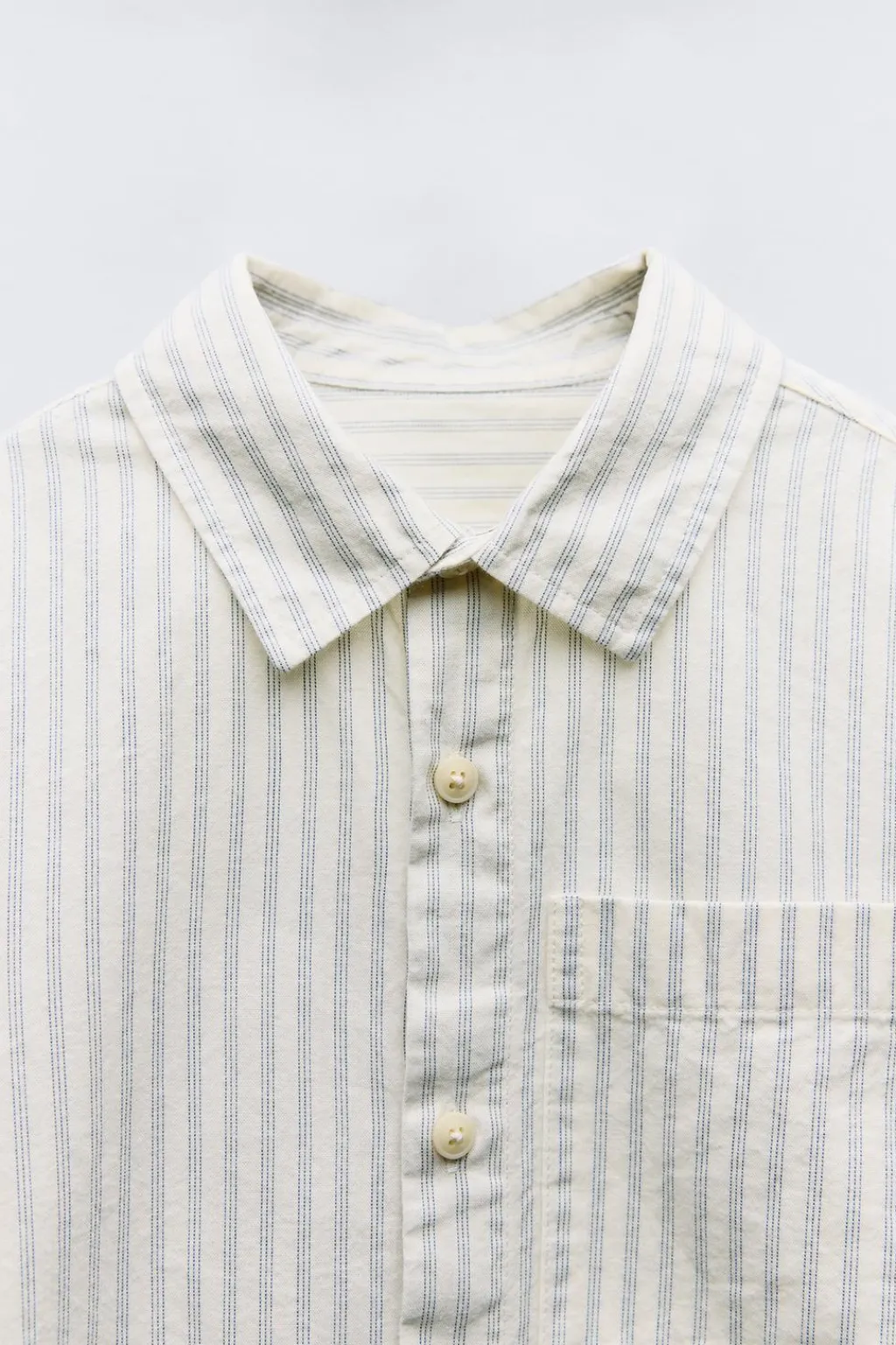 Niños ZARA 1½ - 6 Años·Camisas / Sobrecamisas<CAMISA RAYAS BOLSILLO
