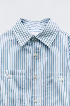 Niños ZARA 1½ - 6 Años·Camisas / Sobrecamisas<CAMISA BOLSILLOS