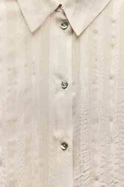 Outlet CAMISA RAYAS EFECTO ARRUGADO Mujer Camisas / Blusas