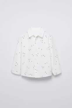 Niños ZARA 1½ - 6 Años·Camisas / Sobrecamisas<CAMISA ÁRBOLES