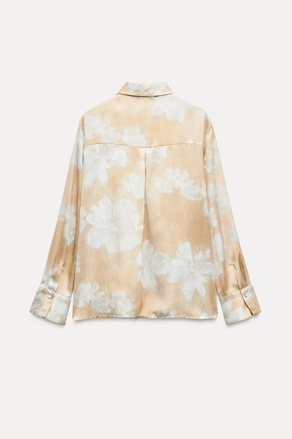 Clearance CAMISA SATINADA ESTAMPADA FLORES Mujer Camisas / Blusas