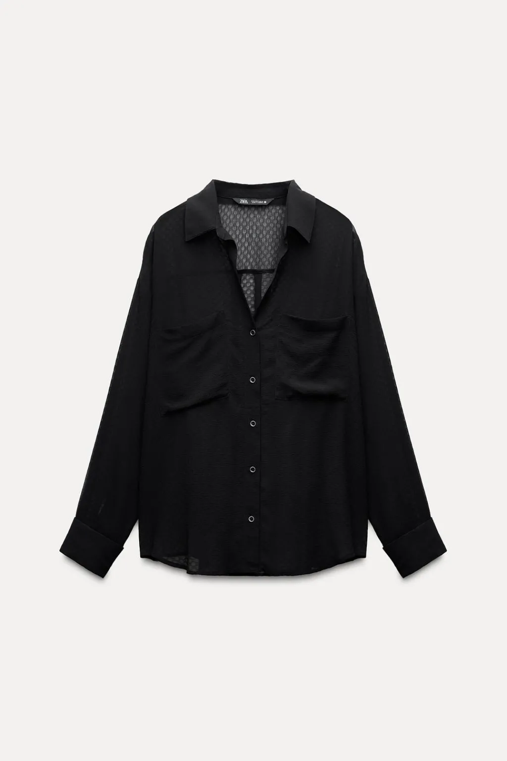 Best CAMISA SEMITRANSPARENTE ESTRUCTURA Mujer Camisas / Blusas