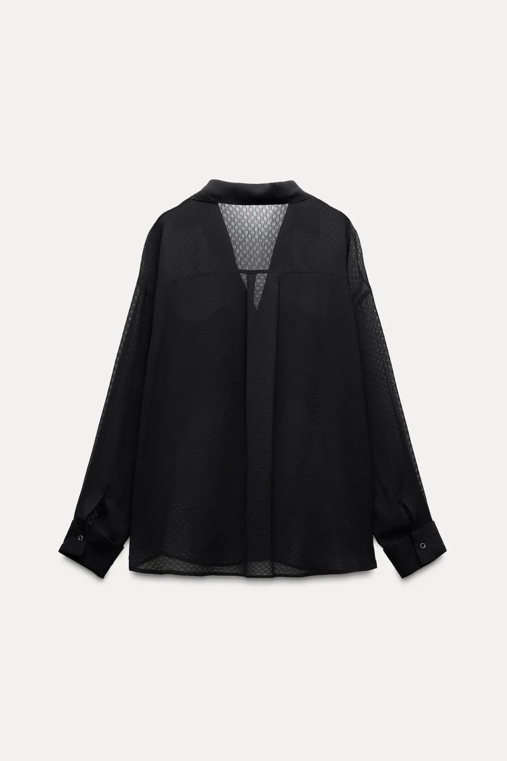 Best CAMISA SEMITRANSPARENTE ESTRUCTURA Mujer Camisas / Blusas