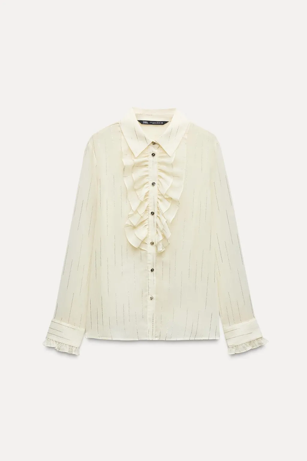 Best CAMISA SEMITRANSPARENTE VOLANTES Mujer Camisas / Blusas