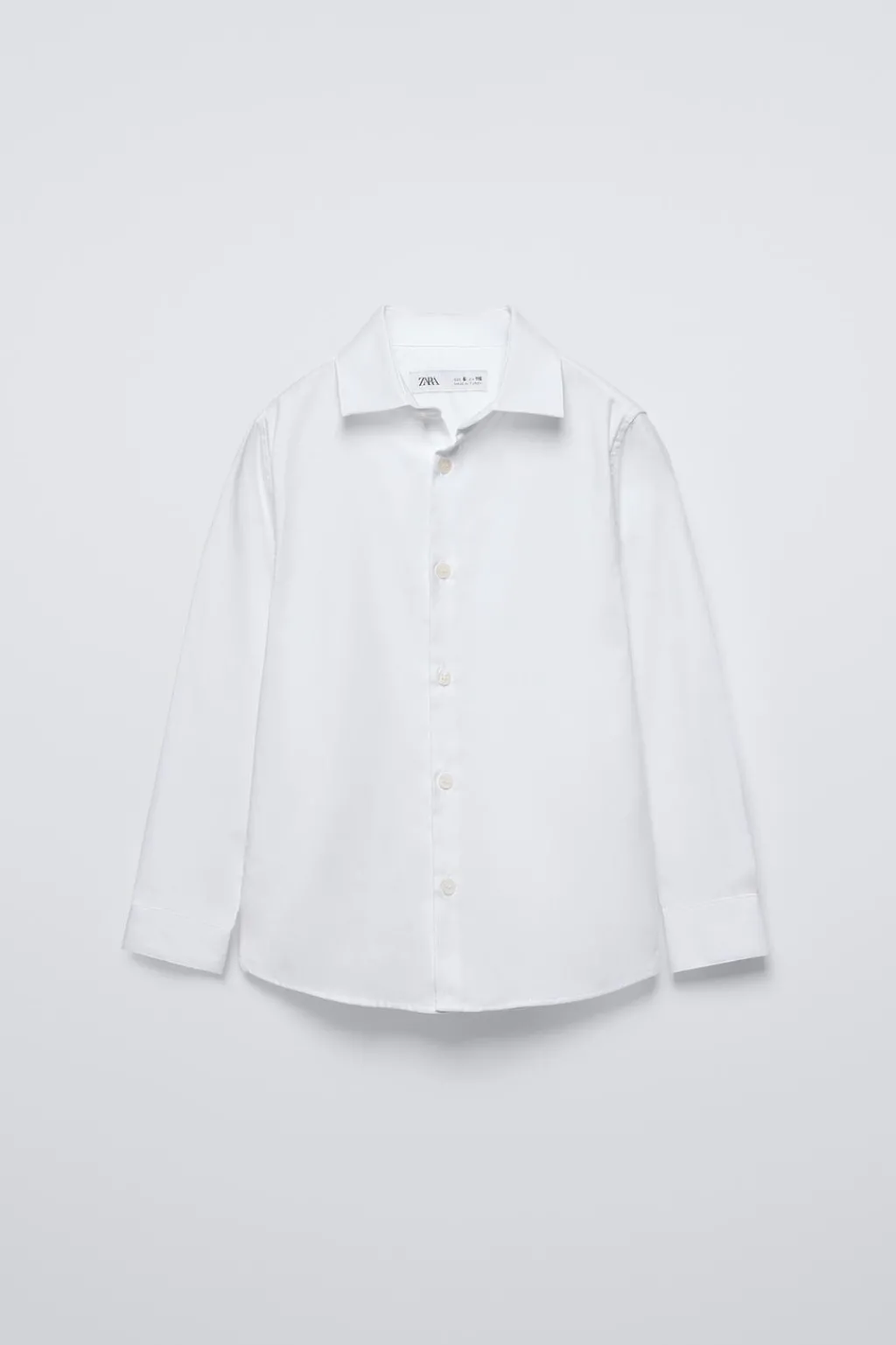 Niños ZARA 6 - 14 Años·Camisas / Sobrecamisas|6 - 14 Años·Trajes<CAMISA VESTIR ALGODÓN