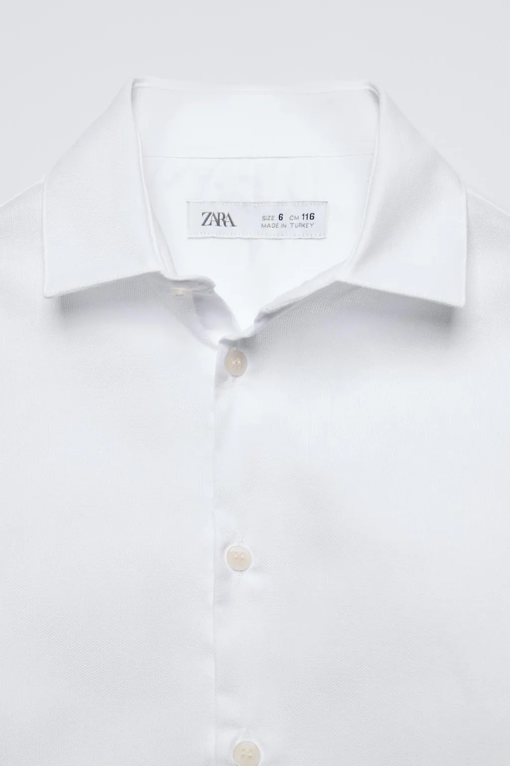 Niños ZARA 6 - 14 Años·Camisas / Sobrecamisas|6 - 14 Años·Trajes<CAMISA VESTIR ALGODÓN