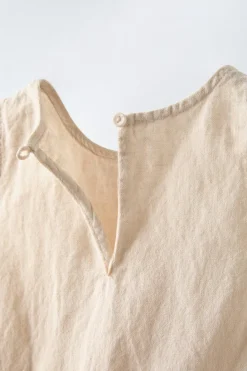Niños ZARA 1½ - 6 Años·Camisas|6 - 18 Meses·Camisetas<CAMISA VOLANTE CON LINO