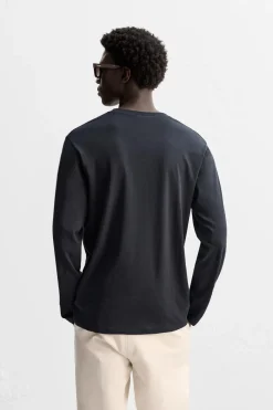 Best CAMISETA ALGODÓN LIGERO MANGA LARGA Hombre Camisetas