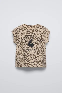 Niños ZARA 6 - 14 Años·Camisetas<CAMISETA ANIMAL PRINT