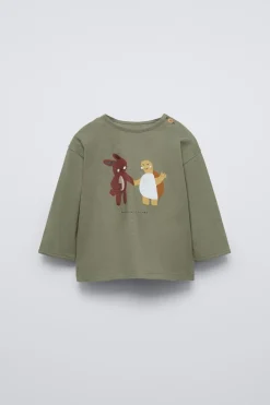 Niños ZARA 6 - 18 Meses·Camisetas|6 - 18 Meses·Camisas<CAMISETA ANIMALES