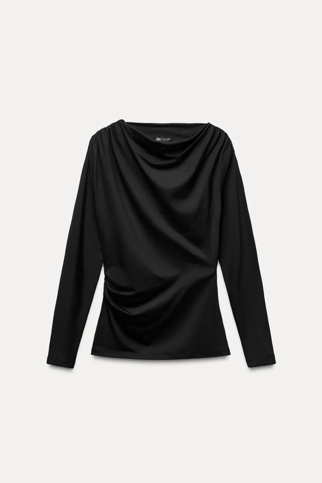Clearance CAMISETA ASIMÉTRICA DRAPEADA Mujer Camisetas