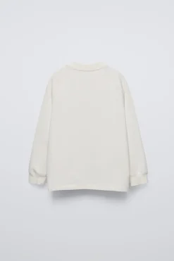 Niños ZARA 6 - 14 Años·Camisetas<CAMISETA BOLSILLO BORDADO