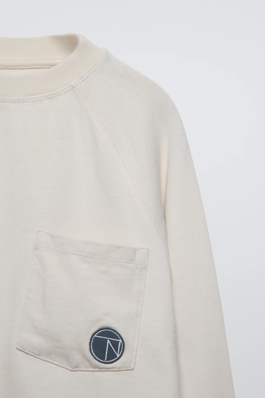 Niños ZARA 6 - 14 Años·Camisetas<CAMISETA BOLSILLO BORDADO