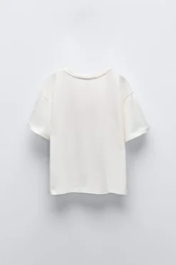 Niños ZARA 6 - 14 Años·Camisetas<CAMISETA BORDADO