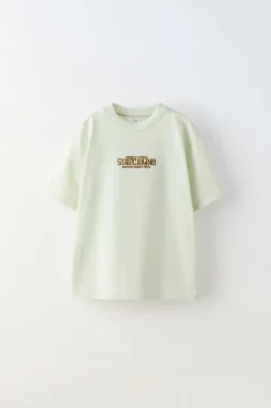 Niños ZARA 6 - 14 Años·Camisetas<CAMISETA BORDADO SKATE