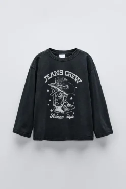 Niños ZARA 6 - 14 Años·Camisetas<CAMISETA BOTAS COWBOY