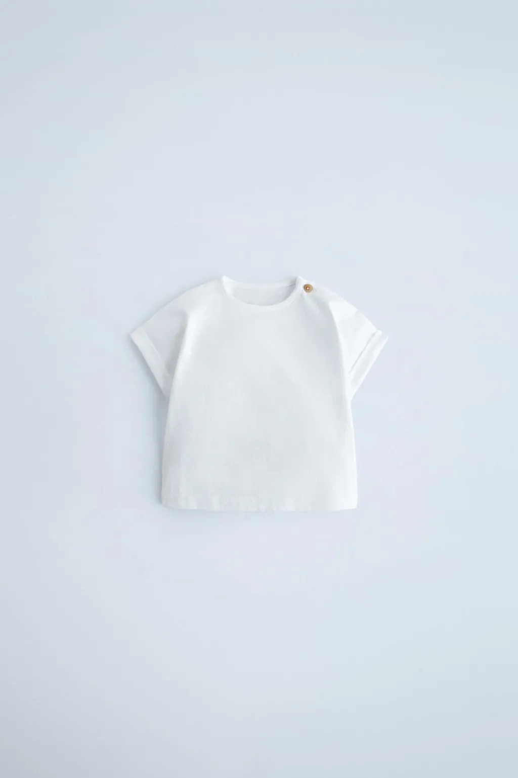Niños ZARA 0 - 6 Meses·Camisetas|0 - 6 Meses·Básicos<CAMISETA BOTÓN