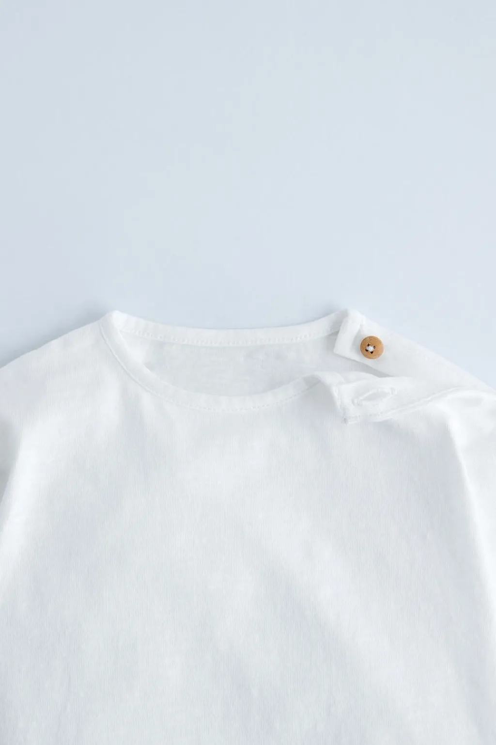 Niños ZARA 0 - 6 Meses·Camisetas|0 - 6 Meses·Básicos<CAMISETA BOTÓN