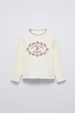 Niños ZARA 1½ - 6 Años·Camisetas<CAMISETA CANALÉ BORDADOS