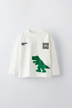 Niños ZARA 1½ - 6 Años·Camisetas|1½ - 6 Años·Camisetas<CAMISETA CARAS DINOSAURIO