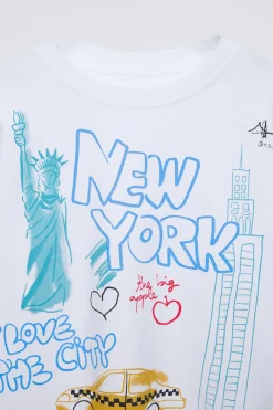 Niños ZARA 6 - 14 Años·Camisetas<CAMISETA CIUDADES