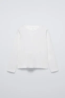 Niños ZARA 6 - 14 Años·Camisetas<CAMISETA COMBINADA TOP PUNTO