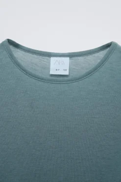 Niños ZARA 6 - 14 Años·Camisetas|6 - 14 Años·Total Look<CAMISETA CON LANA