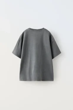Niños ZARA 6 - 14 Años·Camisetas<CAMISETA CORAZONES PARIS