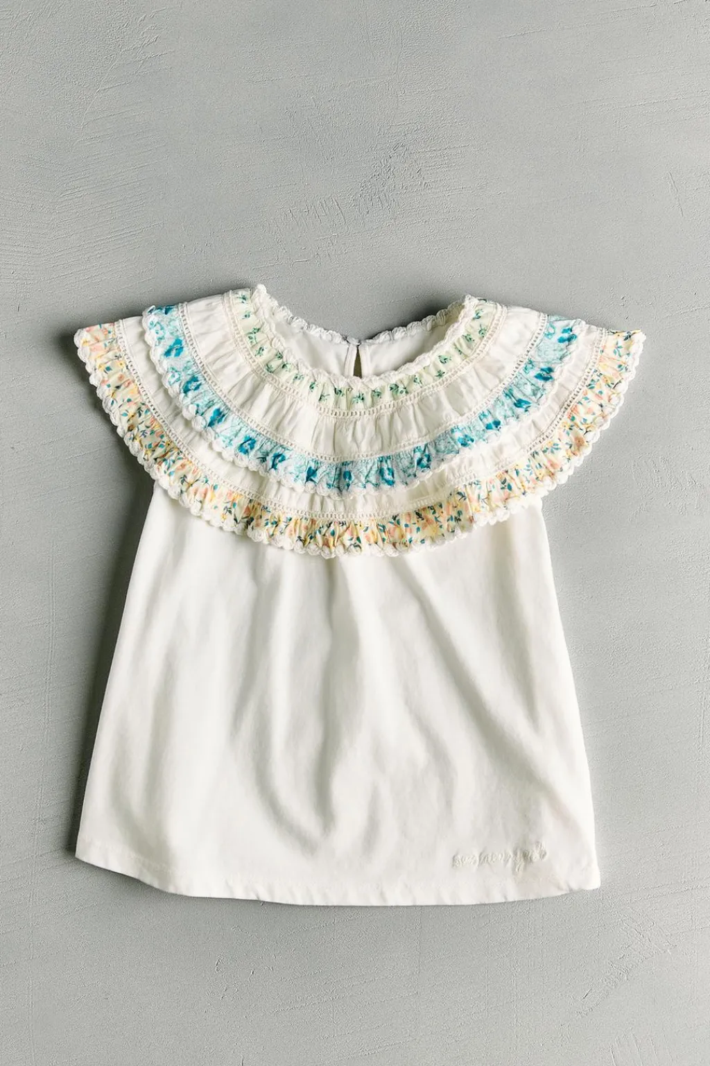 Niños ZARA 6 - 14 Años·Camisetas<CAMISETA CUELLO FLORES - SEA NY