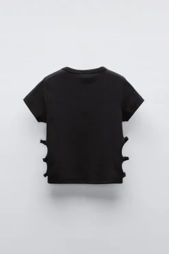 Niños ZARA 6 - 14 Años·Camisetas<CAMISETA CUT OUT LAZOS
