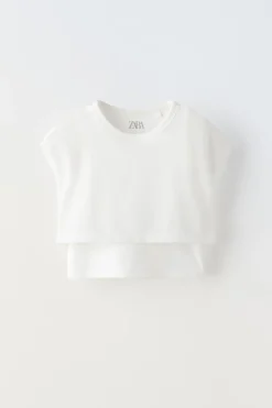 Niños ZARA 6 - 14 Años·Camisetas|6 - 14 Años·Total Look<CAMISETA DOBLE