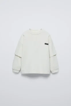 Niños ZARA 1½ - 6 Años·Camisetas|6 - 18 Meses·Camisetas<CAMISETA DOBLE MANGA ETIQUETA