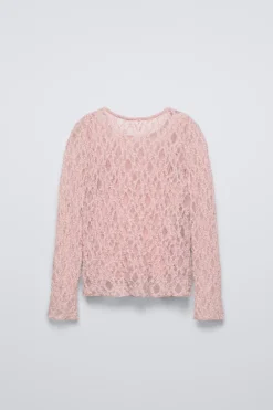 Niños ZARA 6 - 14 Años·Camisetas<CAMISETA ENCAJE