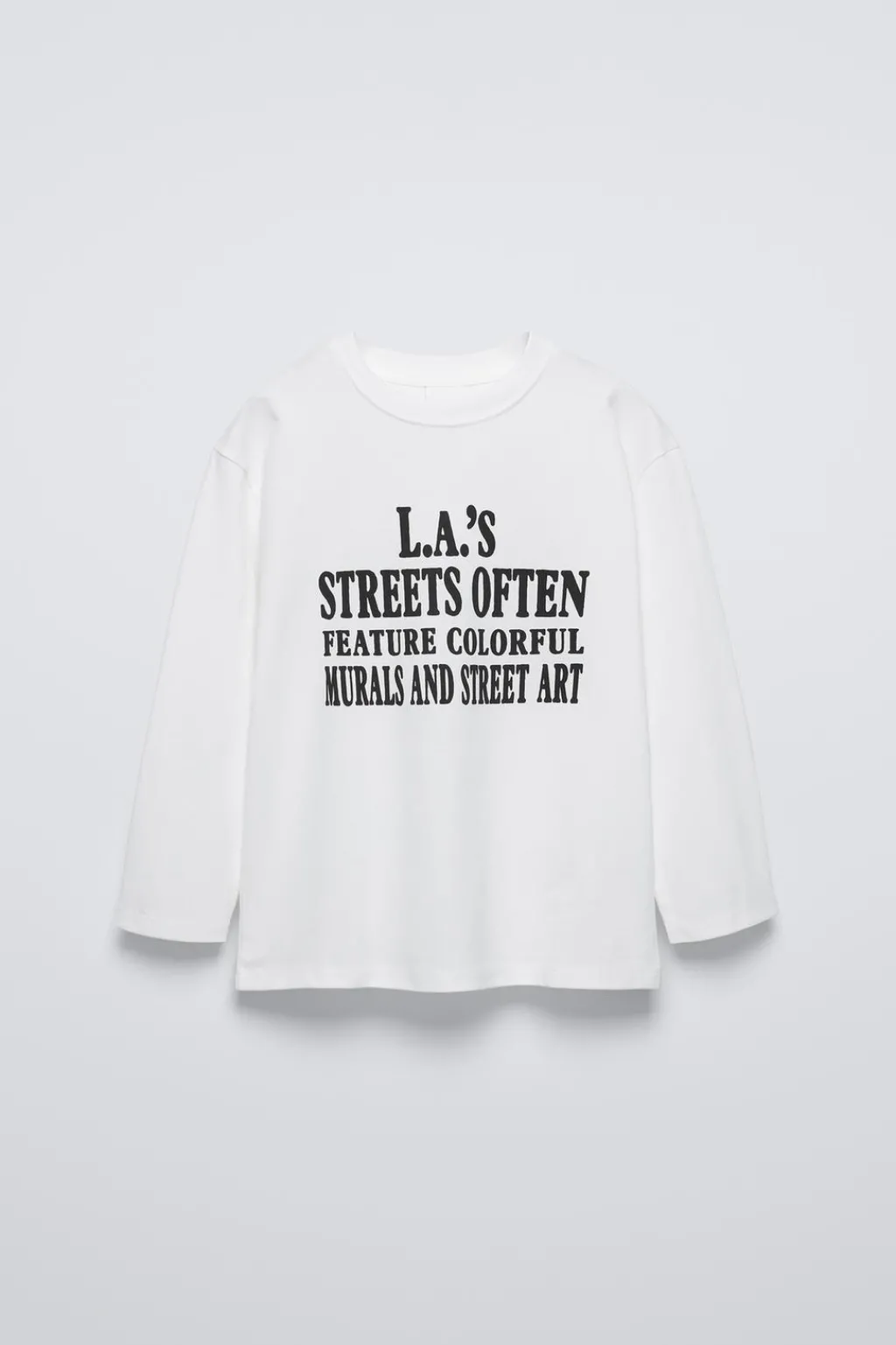 Niños ZARA 6 - 14 Años·Camisetas<CAMISETA ESTAMPADA TEXTO