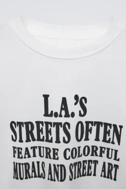 Niños ZARA 6 - 14 Años·Camisetas<CAMISETA ESTAMPADA TEXTO