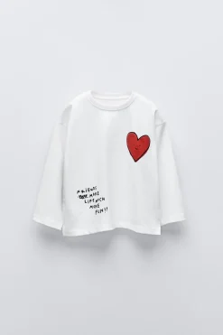 Niños ZARA 1½ - 6 Años·Camisetas|6 - 18 Meses·Camisetas<CAMISETA ESTAMPADO