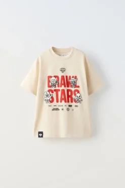 Niños ZARA 6 - 14 Años·Camisetas|6 - 14 Años·Camisetas<CAMISETA ESTAMPADO BRAWL STARS © SUPERCELL OY