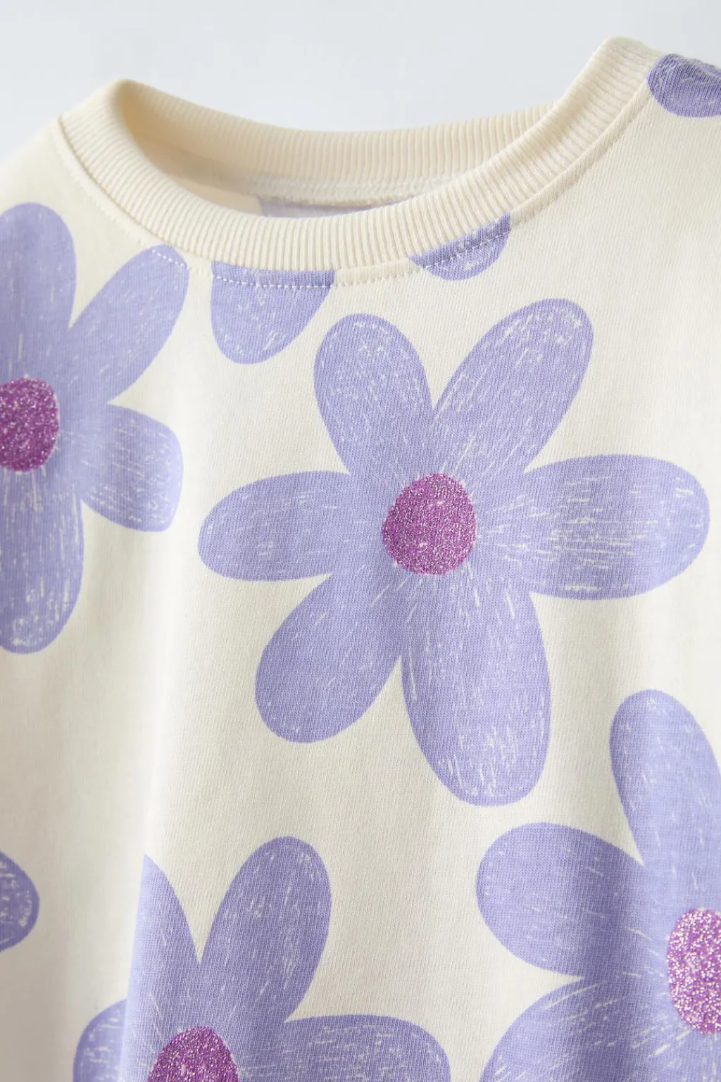 Niños ZARA 1½ - 6 Años·Camisetas|6 - 18 Meses·Camisetas<CAMISETA ESTAMPADO BRILLO