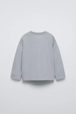 Niños ZARA 1½ - 6 Años·Camisetas|6 - 18 Meses·Camisetas<CAMISETA ESTAMPADO BRILLO