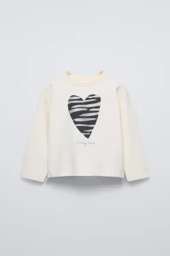 Niños ZARA 1½ - 6 Años·Camisetas<CAMISETA ESTAMPADO BRILLO