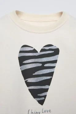 Niños ZARA 1½ - 6 Años·Camisetas<CAMISETA ESTAMPADO BRILLO